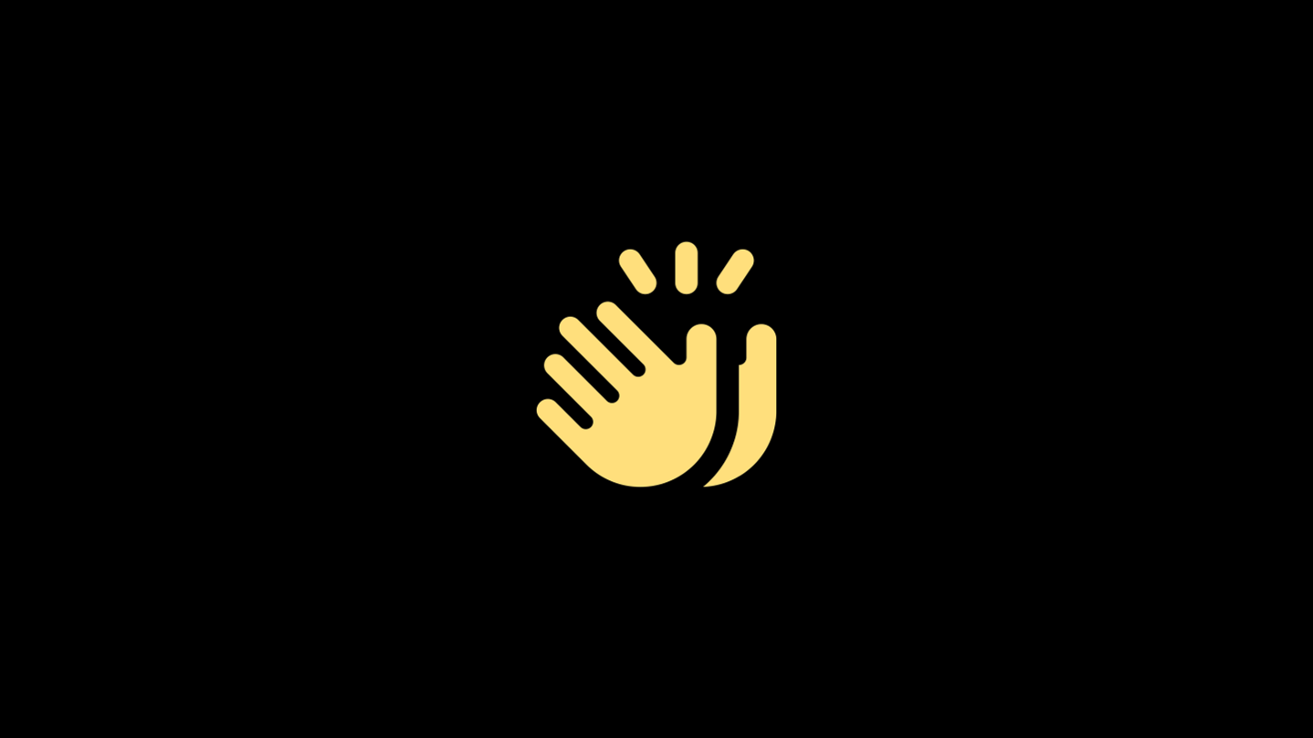 Clap slide yellow